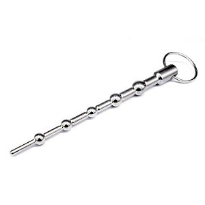 PLUG ESTIMULADOR URETRAL COM 5 ESFERAS INOX