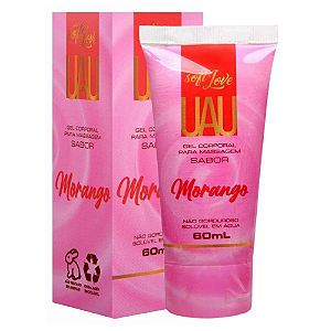 LUBRIFICANTE ÍNTIMO AROMÁTICO DESLIZANTE UAU MORANGO