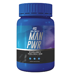SUPLEMENTO AFRODISÍACO MASCULINO À BASE DE ARGININA MAN PWR 60 CÁPSULAS