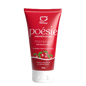 SABONETE ÍNTIMO CREMOSO E REFRESCANTE POÉSIE MORANGO