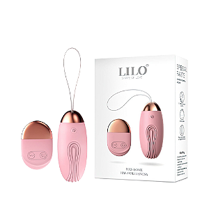 VIBRADOR RECARREGÁVEL COM 10 MODOS DE VIBRAÇÕES E CONTROLE REMOTO HAS LOVE ROSA