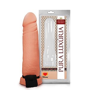 CAPA PENIANA ERETA VAZADA COM CINTO PARA O QUADRIL 17,5 X 4,2CM