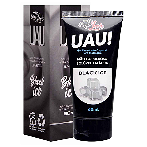 LUBRIFICANTE ÍNTIMO AROMÁTICO DESLIZANTE UAU BLACK ICE