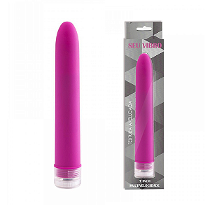 VIBRADOR PERSONAL 17CM MULTIVELOCIDADES AVELUDADO ROXO