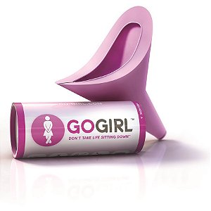 CONDUTOR URINÁRIO FEMININO PARA FAZER XIXI EM PÉ GO GIRL