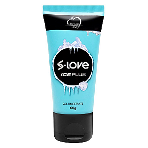 LUBRIFICANTE ÍNTIMO BEIJÁVEL S-LOVE ICE PLUS MENTA
