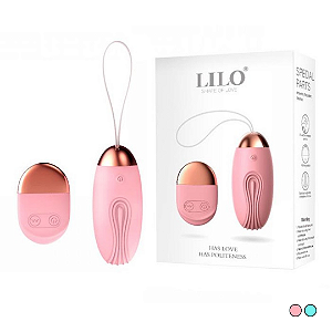 VIBRADOR BULLET CONTROLE REMOTO 10 MODOS DE VIBRAÇÃO RECARREGÁVEL COM SERDAS MASSAGEADORAS LILO CORES