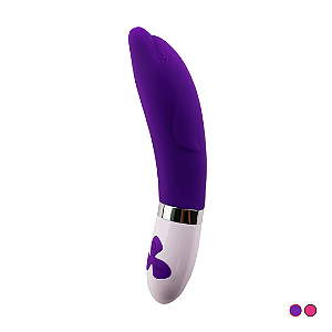 VIBRADOR GOLFINHO PONTO G COM 15 VIBRAÇÕES E 3 INTENSIDADES RECARREGÁVEL TOQUE AVELUDADO CORES