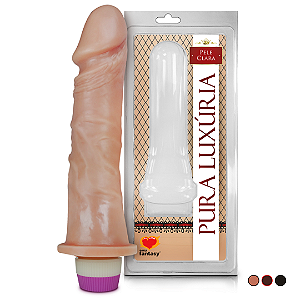 VIBRADOR PÊNIS EM SILICONE 18 X 4,5CM MULTIVELOCIDADES CORES