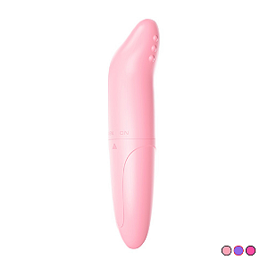VIBRADOR PONTO G GOLFINHO COM CERDAS ESTIMULADORAS CORES