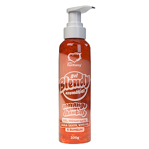 GEL HIDRATANTE CORPORAL BEIJÁVEL COM CREME AVELUDADO BLENDY MORANGO COM CHANTILLY