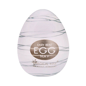MASTURBADOR EM FORMATO DE OVINHO TEXTURIZADO EGG SILKY