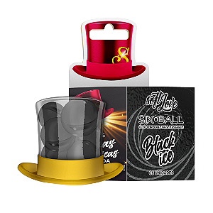 BOLINHA EXCITANTE GELADA BLACK ICE SIX BALL 6 UNIDADES