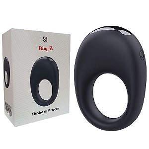 ANEL PENIANO VIBRADOR COM 7 MODOS DE VIBRAÇÃO RECARREGÁVEL MAGNÉTICO RING Z