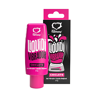 EXCITANTE VIBRADOR LÍQUIDO BEIJÁVEL LIQUIDI VIBRADOR CHICLETE