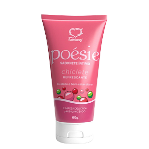 SABONETE ÍNTIMO CREMOSO E REFRESCANTE POÉSIE CHICLETE