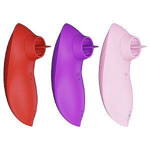 VIBRADOR CLITORIANO 12 MODOS DE ESTIMULAÇÃO E DE VIBRAÇÃO RECARREGÁVEL LÍNGUA ESPIRITUAL CORES