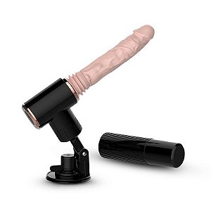 VIBRADOR SEX MACHINE COM 7 VIBRAÇÕES E 7 VELOCIDADES VAI E VEM COM AQUECIMENTO RECARREGÁVEL MAGNÉTICO MUSCLE DIBE