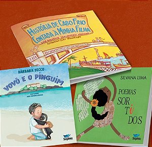 KIT INFANIL - Vovô e o Pinguim + Poemas Sortidos + Histórias de Cabo Frio contadas a minha filha