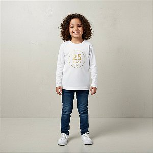 Camiseta infantil Comemorativa 25 Anos