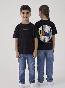Camiseta Infantil RL CON LEGACY Preta
