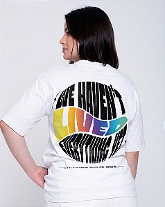 Camiseta Oversized RL CON LEGACY Branca