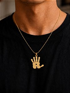 Colar Mão RL Dourado