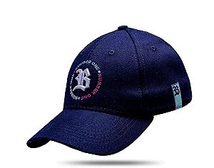Boné Baseball Hard Hat Circulo Number One Azul Marinho