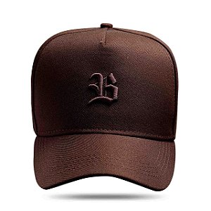 Boné Snapback Logo Basic All Brown Dark