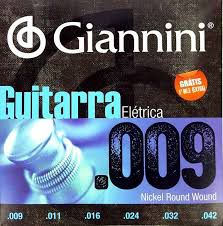 Encordoamento Giannini Guitarra 0.9