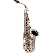 Saxofone Alto Eagle SA500 em Mib Niquelado