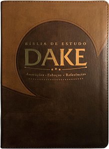 BÍBLIA DE ESTUDO DAKE - MARROM