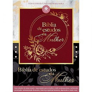 BÍBLIA DE ESTUDOS DA MULHER - VINHO