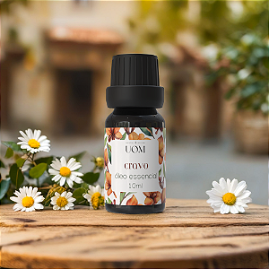 Óleo Essencial Cravo UOM 10ml | Antisséptico & Alívio Dores
