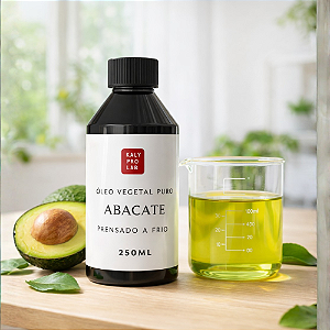 Óleo de Abacate Prensado a Frio 250/500/1000ml – Matéria-Prima Cosmética | Kaly PRO Lab