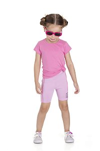 bermuda ciclista infantil feminina em cotton