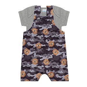 Conjunto Jardineira Body + Jardineira