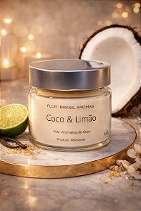 Vela Aromática Limão e Coco