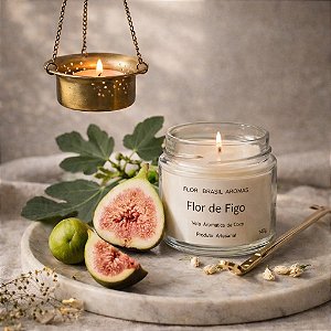 Vela Aromática Flor de Figo
