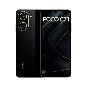 Xiaomi poco c71, 64 gb, 3 ram, 32 mp, 4g, preto