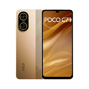 Xiaomi poco c71, 64 gb, 3 ram, 32 mp, 4g, dourado