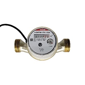 Hidrômetro Unijato 3/4" 5m³/h Água Quente Saída Pulsada