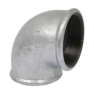 Cotovelo Galvanizado Rosca Fêmea de 1.1/2" x 90º