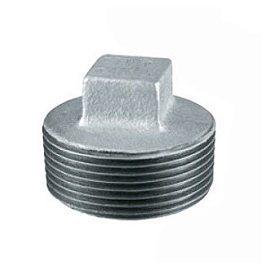 Bujão Galvanizado Rosca Macho de 1.1/2"