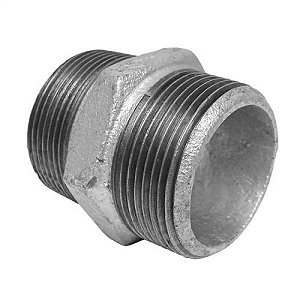 Nípel Duplo Galvanizado de 1.1/4"