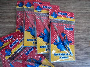 Kit bloquinho - mini-lápis e lapela