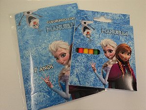 Kit Colorir - Revistinha - Lápis colorido e lapela