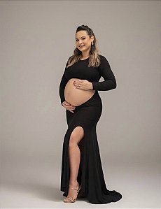 Vestido para ensaio de gestante elegancy