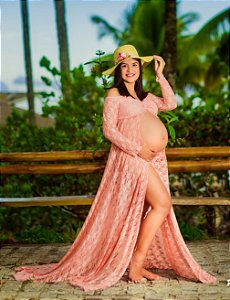 vestido gestante para ensaio fotografico