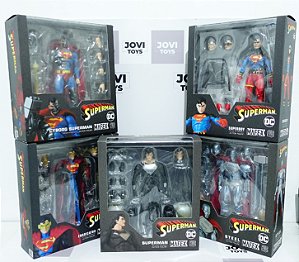 Set Mafex Saga A Morte do Superman